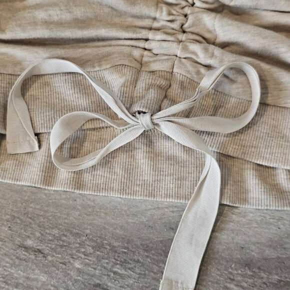 Lou & Gray Signaturesoft Cream Sweatshirt Size XXL Side Cinch Beige Cozy Casual - Picture 3 of 11